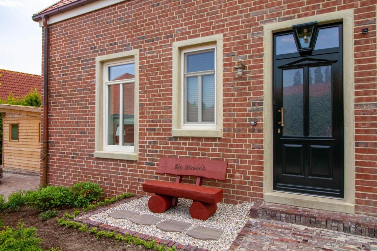 Ferienwohnung Up Besöök - Magnolie Krummhörn Exterior foto